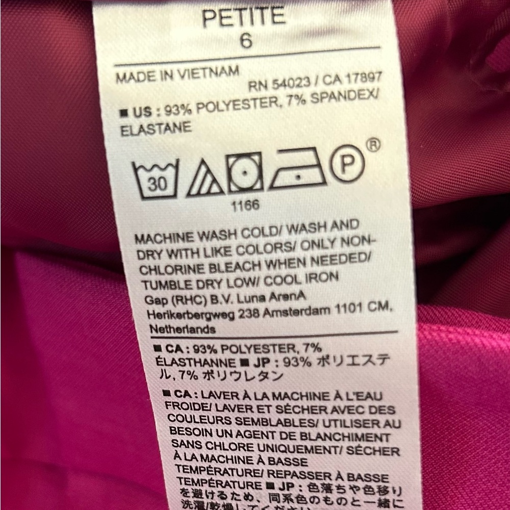 Banana Republic Fuchsia Bootcut Trousers - Picture 6 of 6